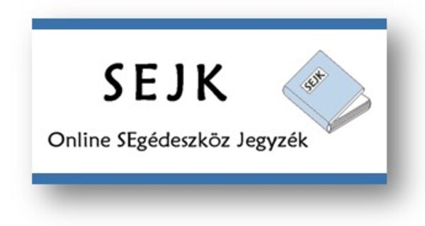 SEJK - Online Segédeszköz Jegyzék